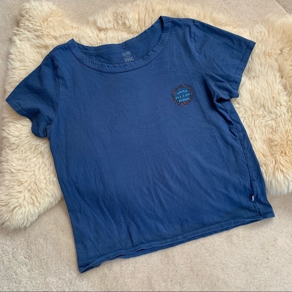 Vans Off the Walls Floral Printed Skate Skateboard Tee Large L - Picture 2 of 5